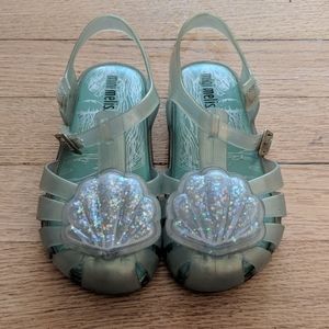 Mini Melissa mermaid sandals 10